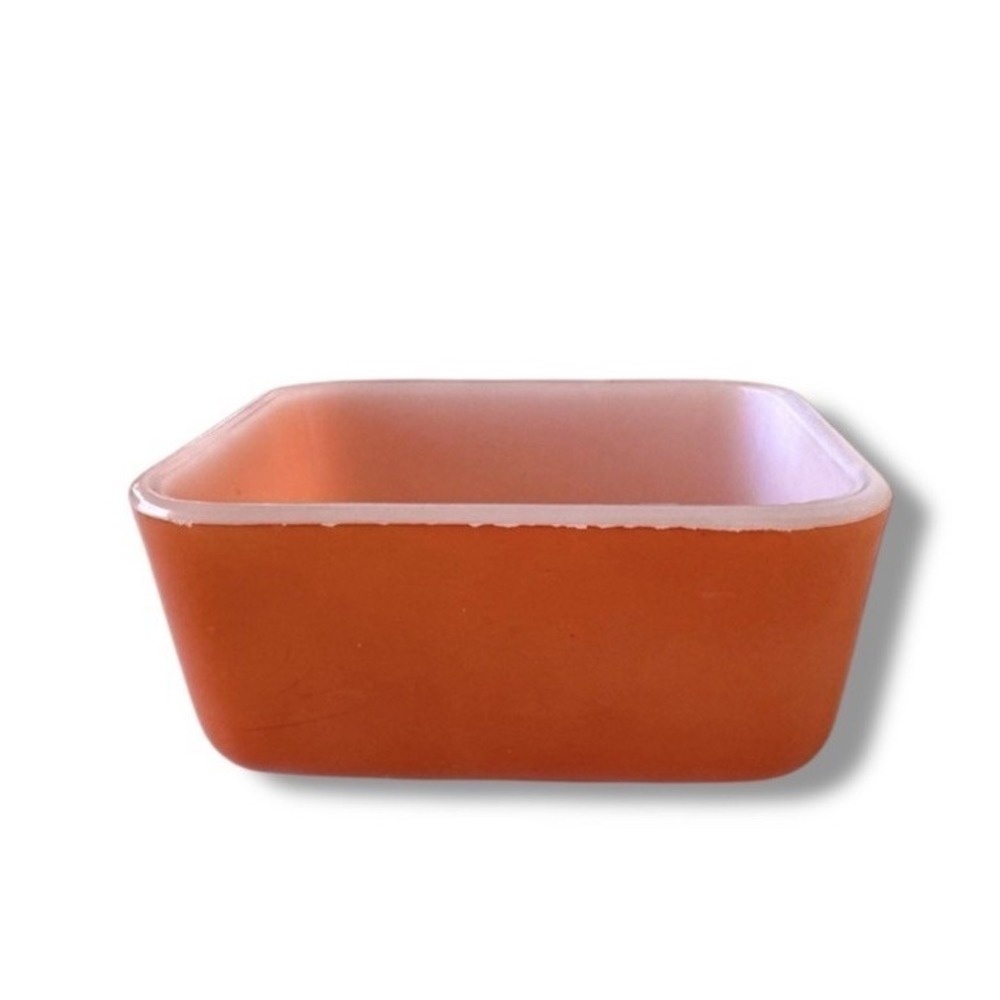 Vintage Maid of Honor Small Red Refrigerator Dish No Lid Ovenware 1950s Retro